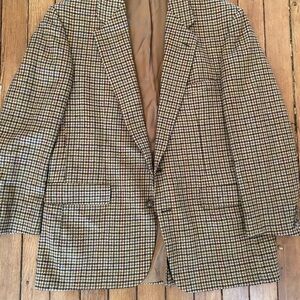 100% wool Houndstooth Blazer